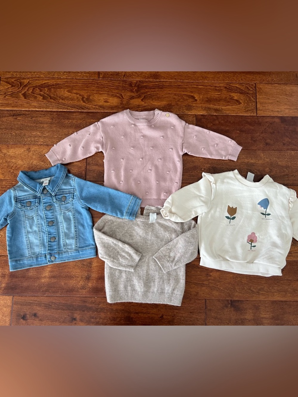 Baby Girl 9 Month Sweater Bundle